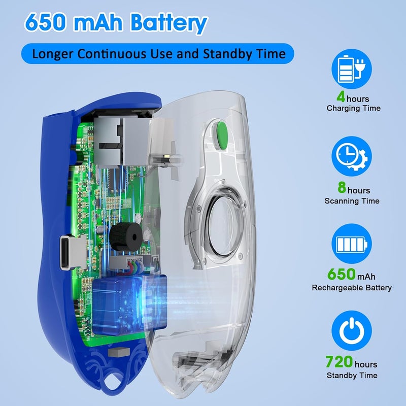 symcode Bluetooth 2D Barcode Scanner Mini Portable QR Code Scanner 3-in-1 Bluetooth & 2.4G Wireless & USB Wired Barcode Scanner with Android,iOS,Computers,Windows - Image 4